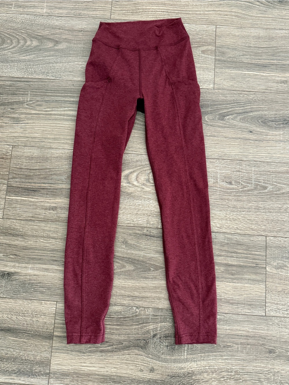 lululemon athletica Burgundy High-Rise Leggings